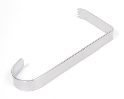 RECON Hibbs Retractor, 1/8” Thick, 1” Wide x 5” Deep, w/4 Dull Teeth